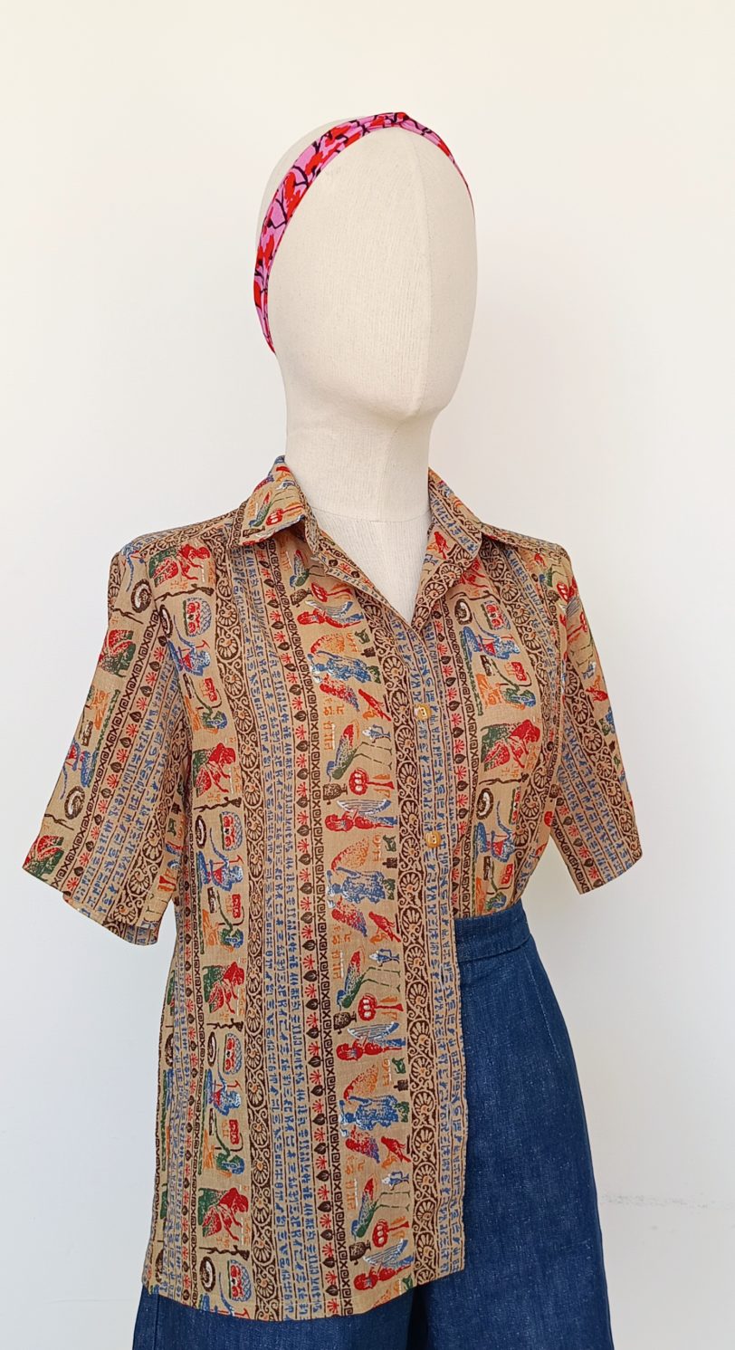 Camisa VINTAGE Egipto TALLA 36-40 - Imagen 2