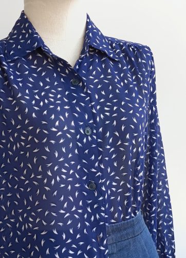 Camisa VINTAGE espigas blancas TALLA 34