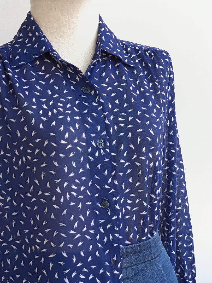 Camisa VINTAGE espigas blancas TALLA 34