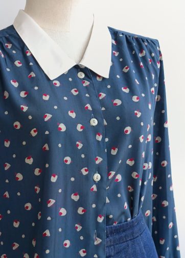 Camisa VINTAGE petróleo TALLA 40-44