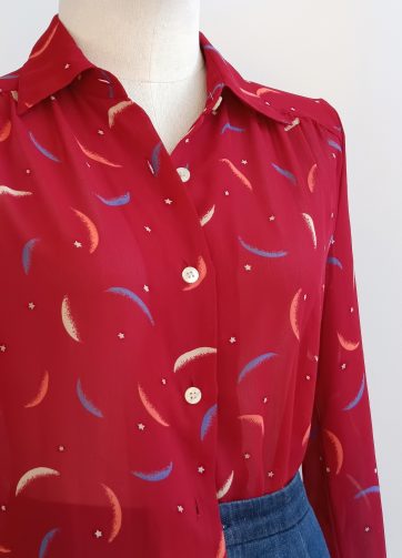 Camisa VINTAGE cuarto de luna TALLA 34