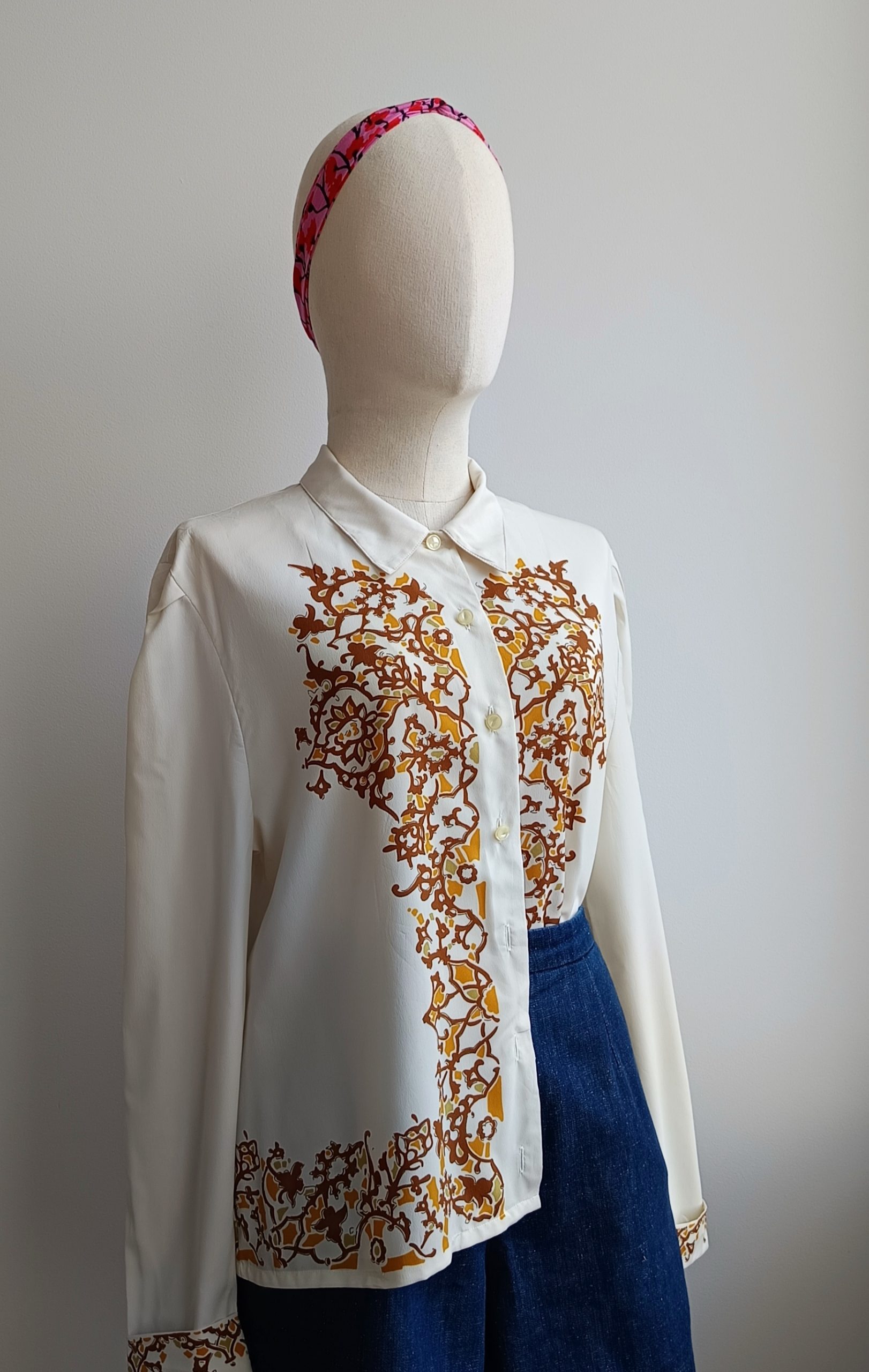 Camisa VINTAGE barroca TALLA 40-42 - Imagen 2