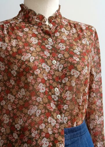 Camisa VINTAGE rosas TALLA 38-40