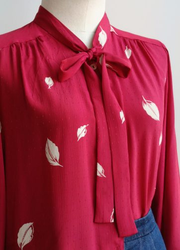 Camisa VINTAGE hoja TALLA 34-36