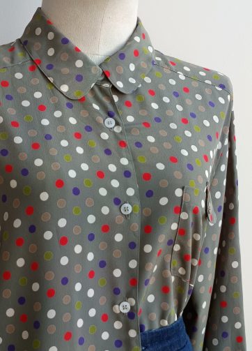 Camisa VINTAGE lunares colores TALLA 42-44