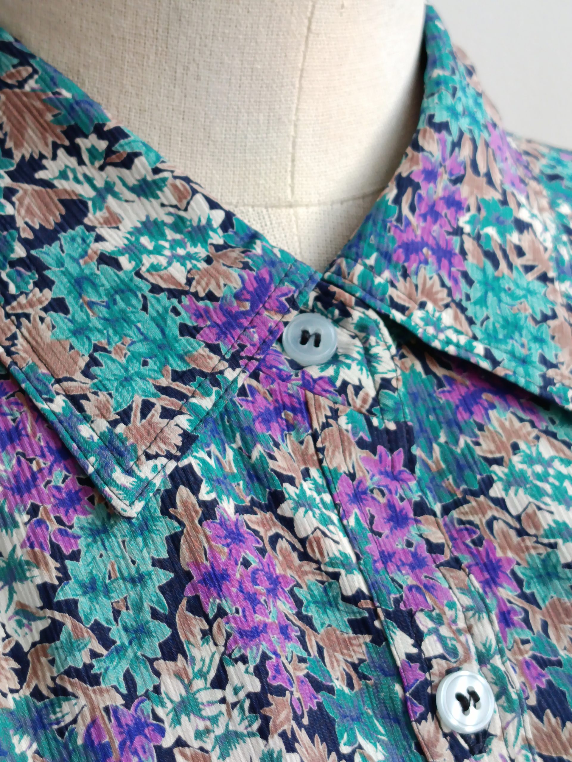 Camisa VINTAGE jardin TALLA 42-44 - Imagen 3