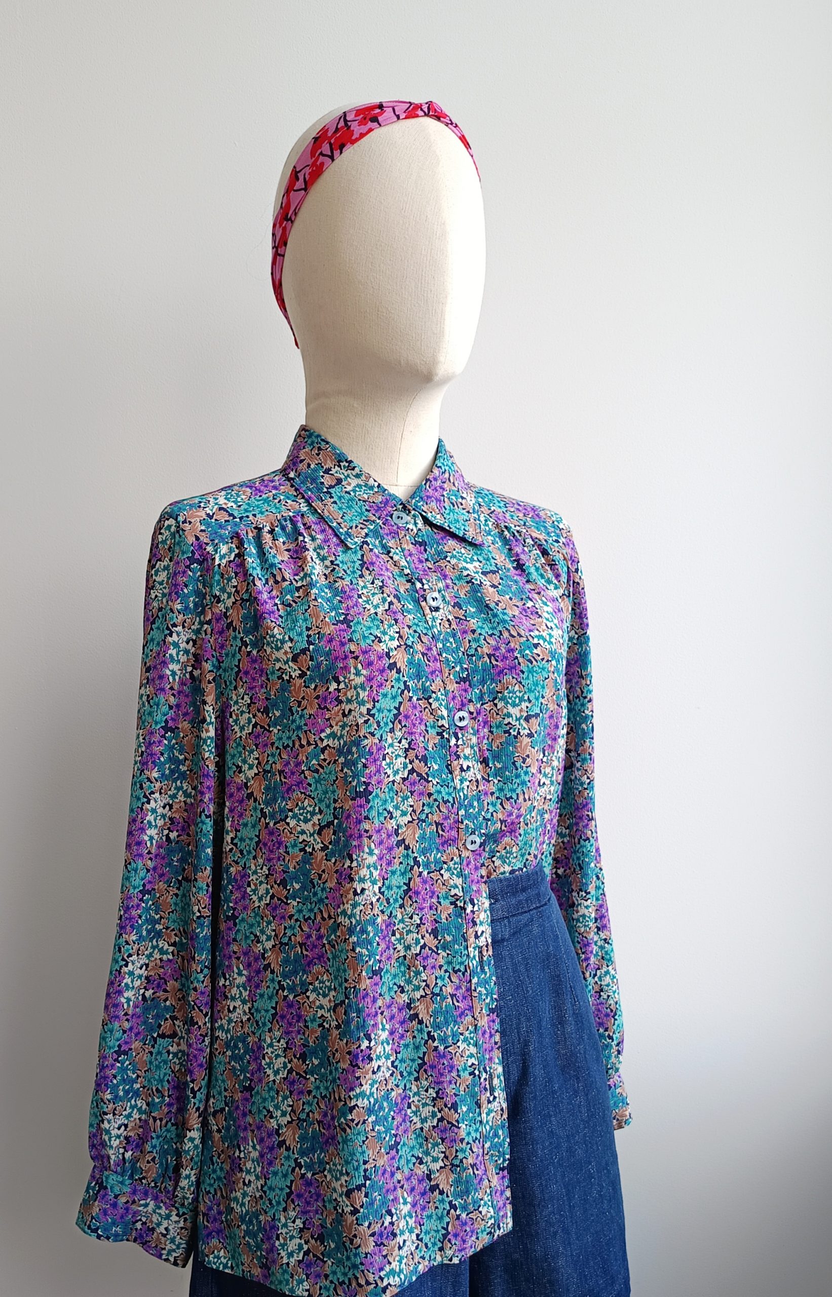 Camisa VINTAGE jardin TALLA 42-44 - Imagen 2