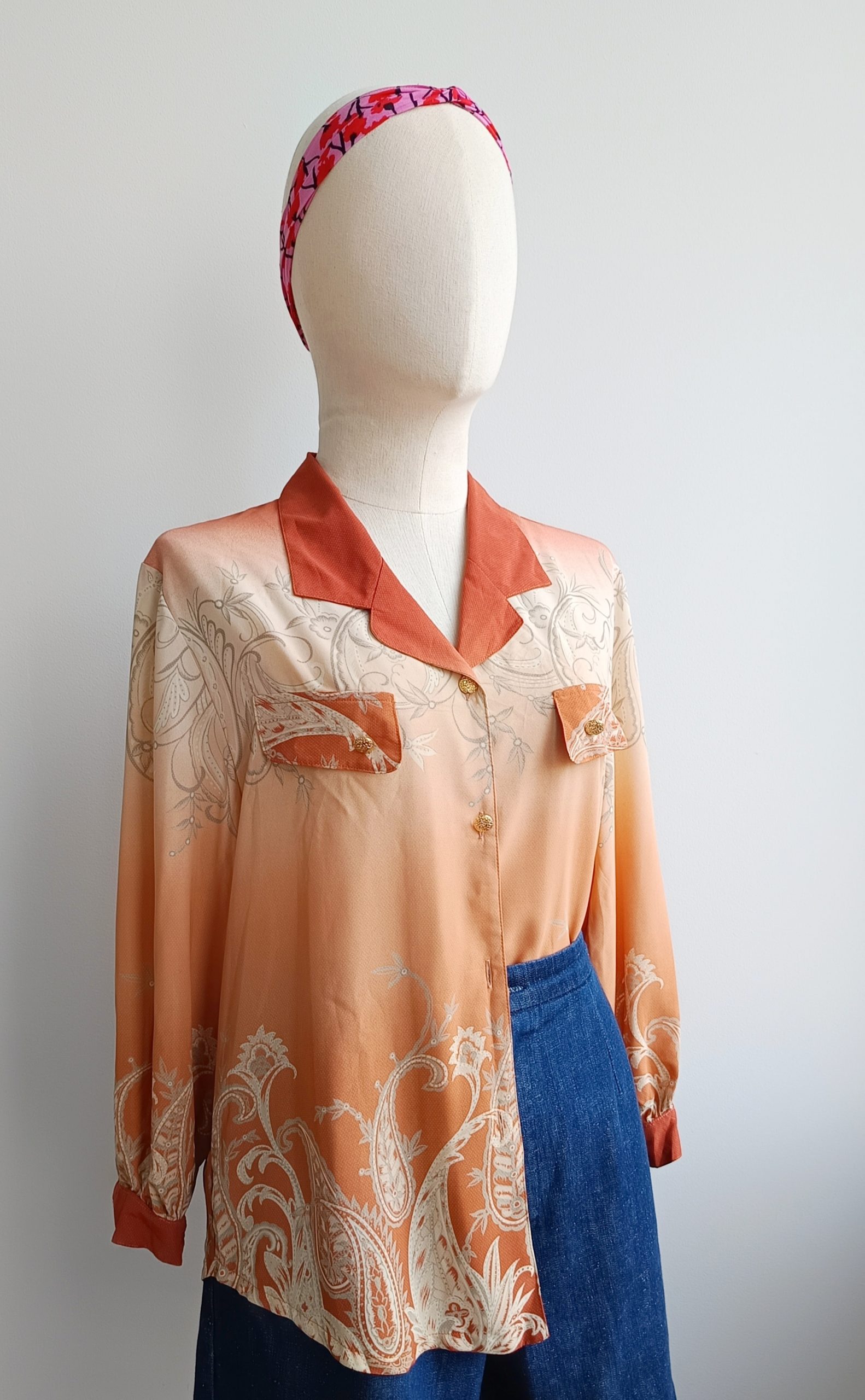 Camisa VINTAGE degradado TALLA 40-44 - Imagen 2