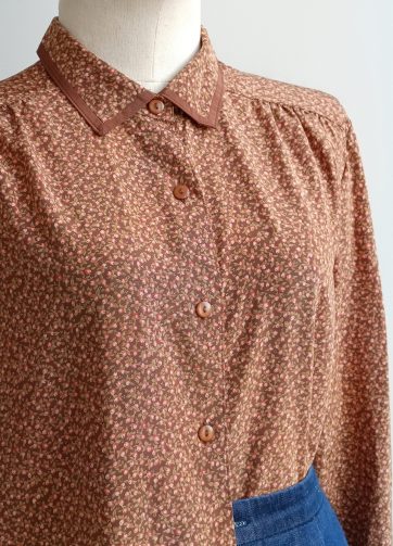 Camisa VINTAGE endrinas TALLA 40-42