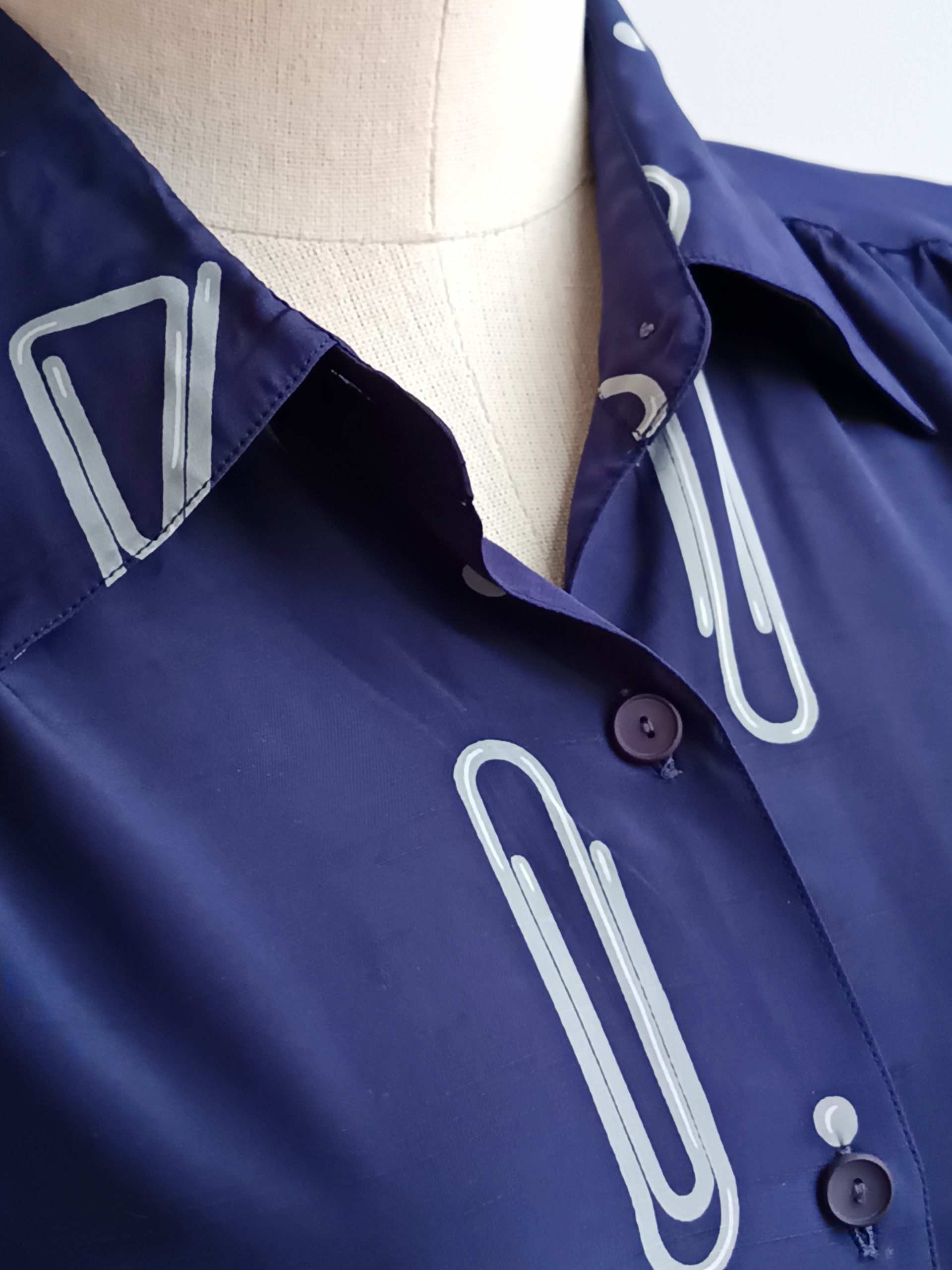 Camisa VINTAGE clip TALLA 36 - Imagen 2