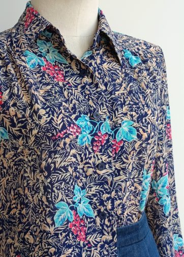 Camisa VINTAE azul uva TALLA 36