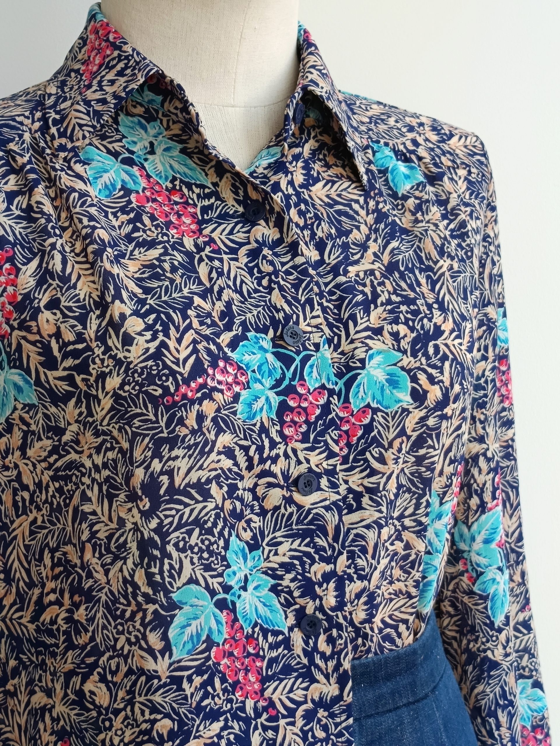 Camisa VINTAE azul uva TALLA 36