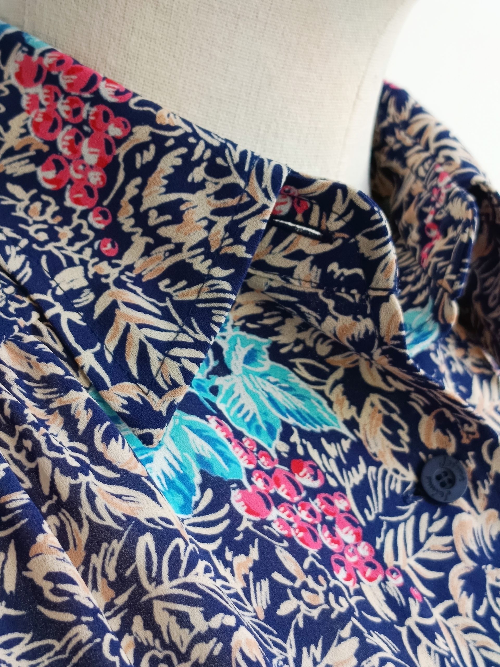 Camisa VINTAE azul uva TALLA 36 - Imagen 3