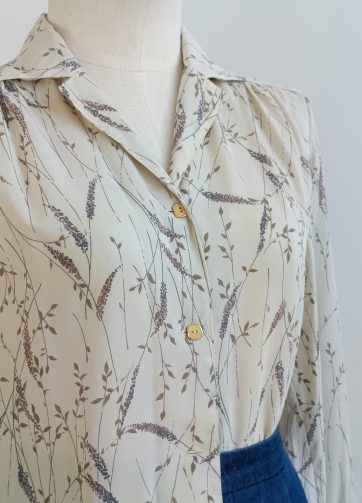 Camisa VINTAGE lavanda TALLA 36-38