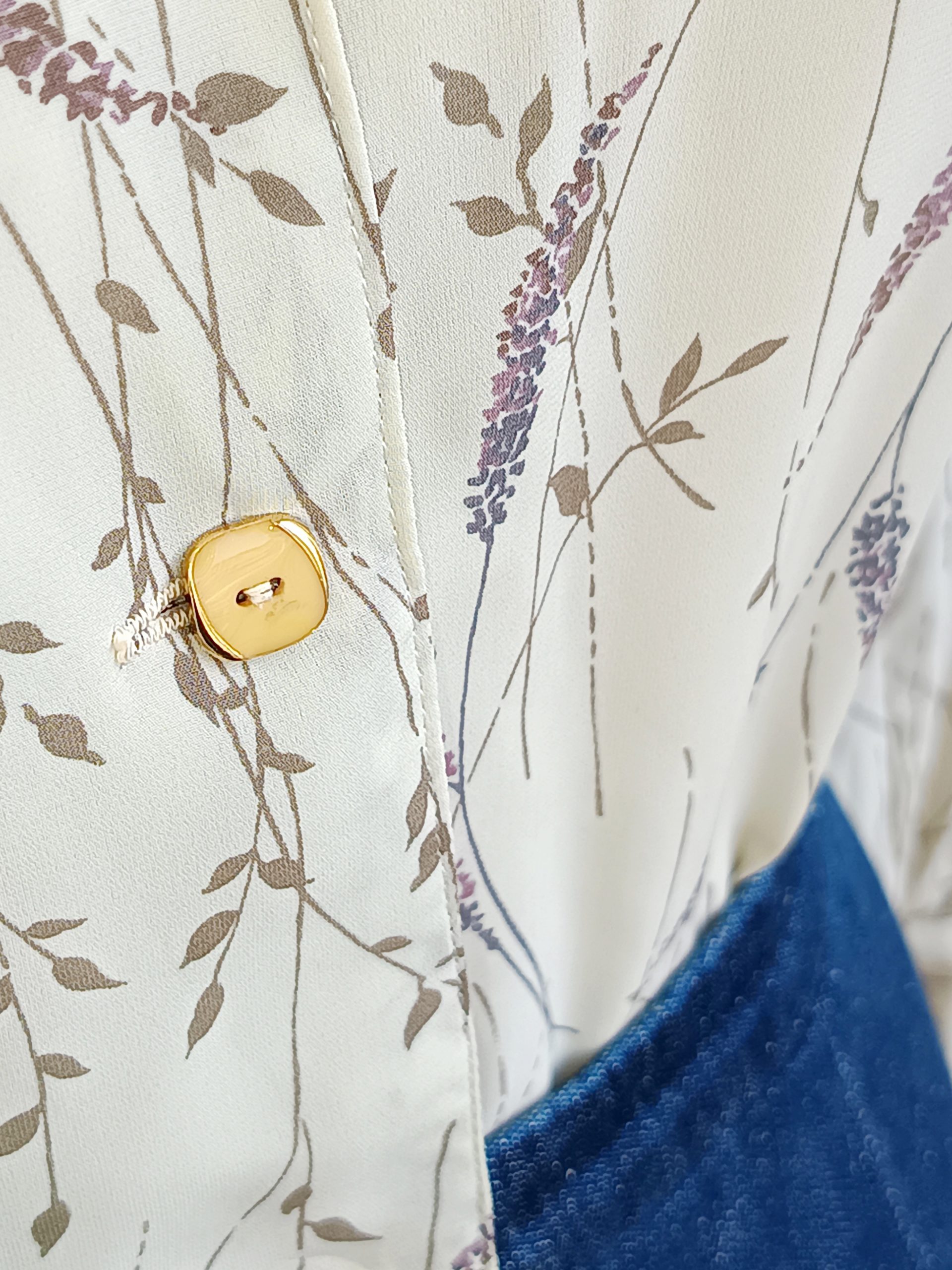 Camisa VINTAGE lavanda TALLA 36-38 - Imagen 3