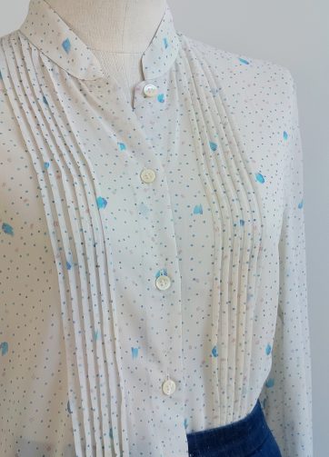 Camisa VINTAGE pinceladas pastel TALLA 34