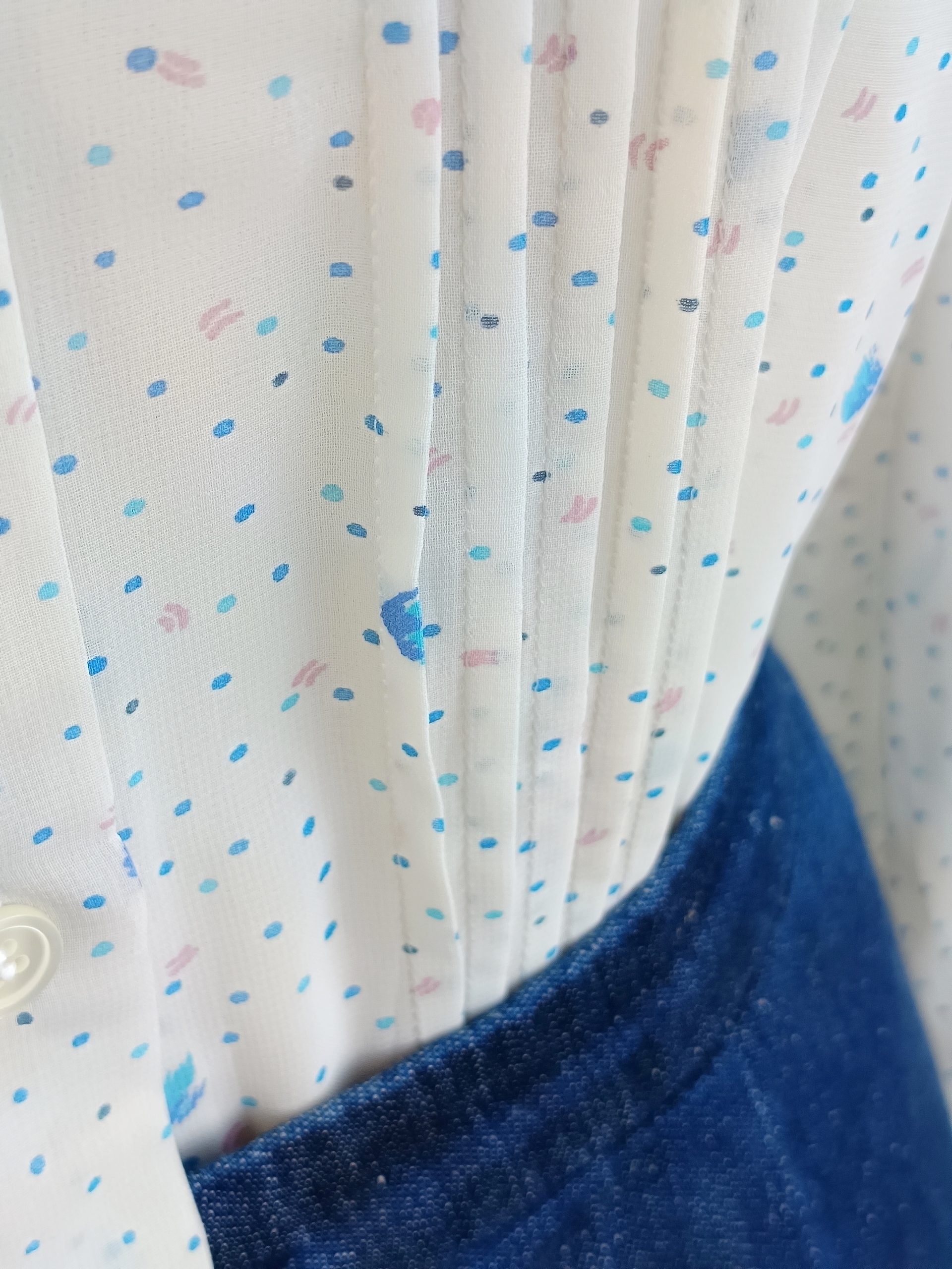 Camisa VINTAGE pinceladas pastel TALLA 34 - Imagen 3