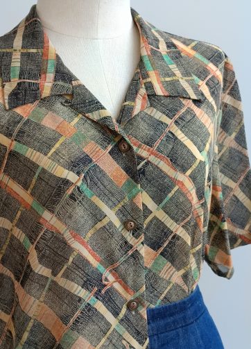 Camisa VINTAGE hilos TALLA 40-42