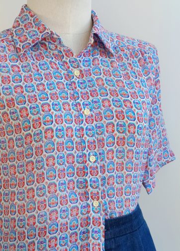 Camisa VINTAGE muñeco TALLA 34-36