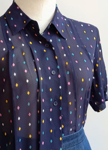 Camisa VINTAGE arlequin TALLA 34