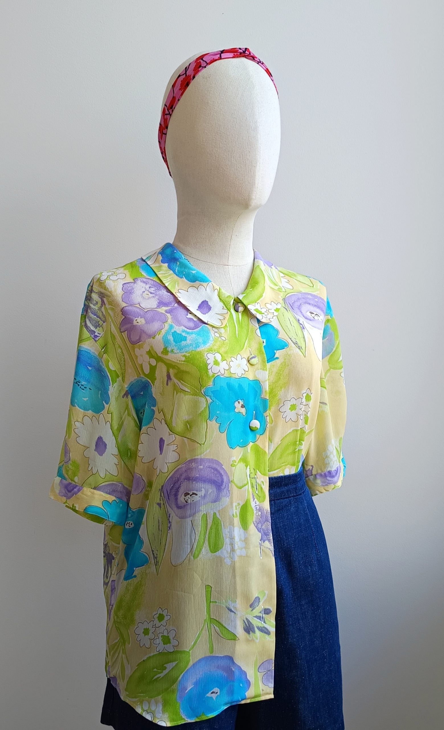 Camisa VINTAGE acuarela TALLA 38-42 - Imagen 2