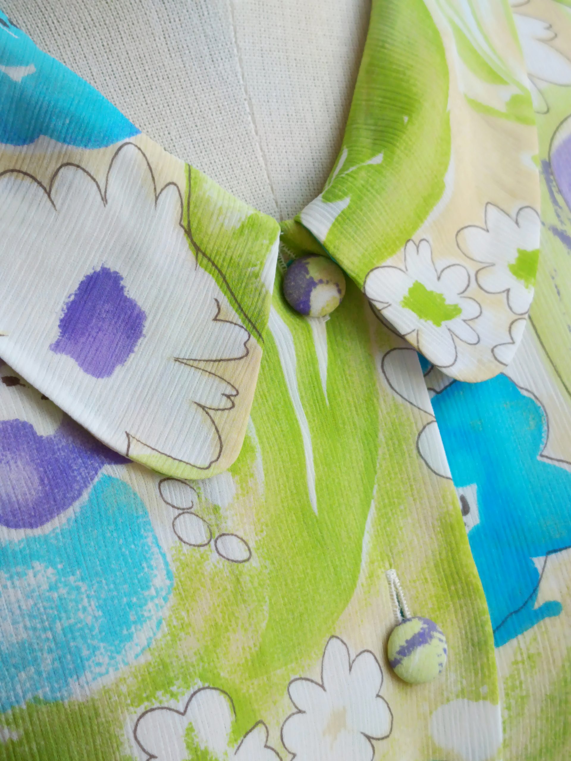 Camisa VINTAGE acuarela TALLA 38-42 - Imagen 3