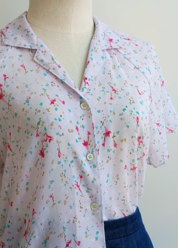 Camisa VINTAGE flores de campo TALLA 34