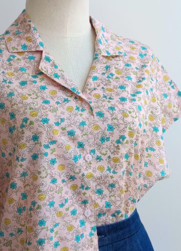 Camisa flor silvestre manga TALLA 38-42