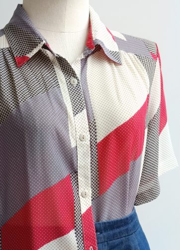Camisa VINTAGE collage TALLA 42-44