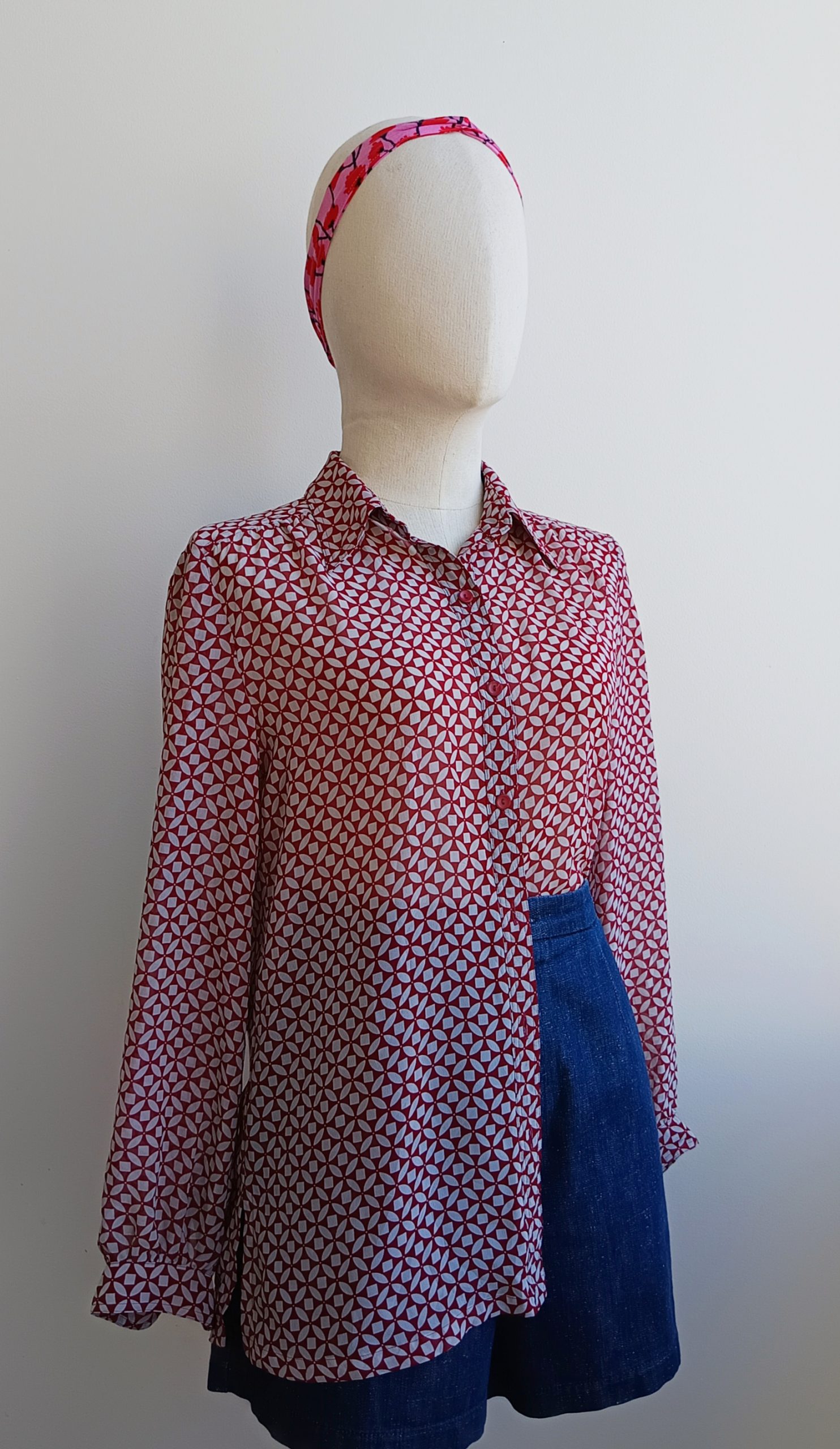 Camisa VINTAGE hidráulico TALLA 36-38 - Imagen 2