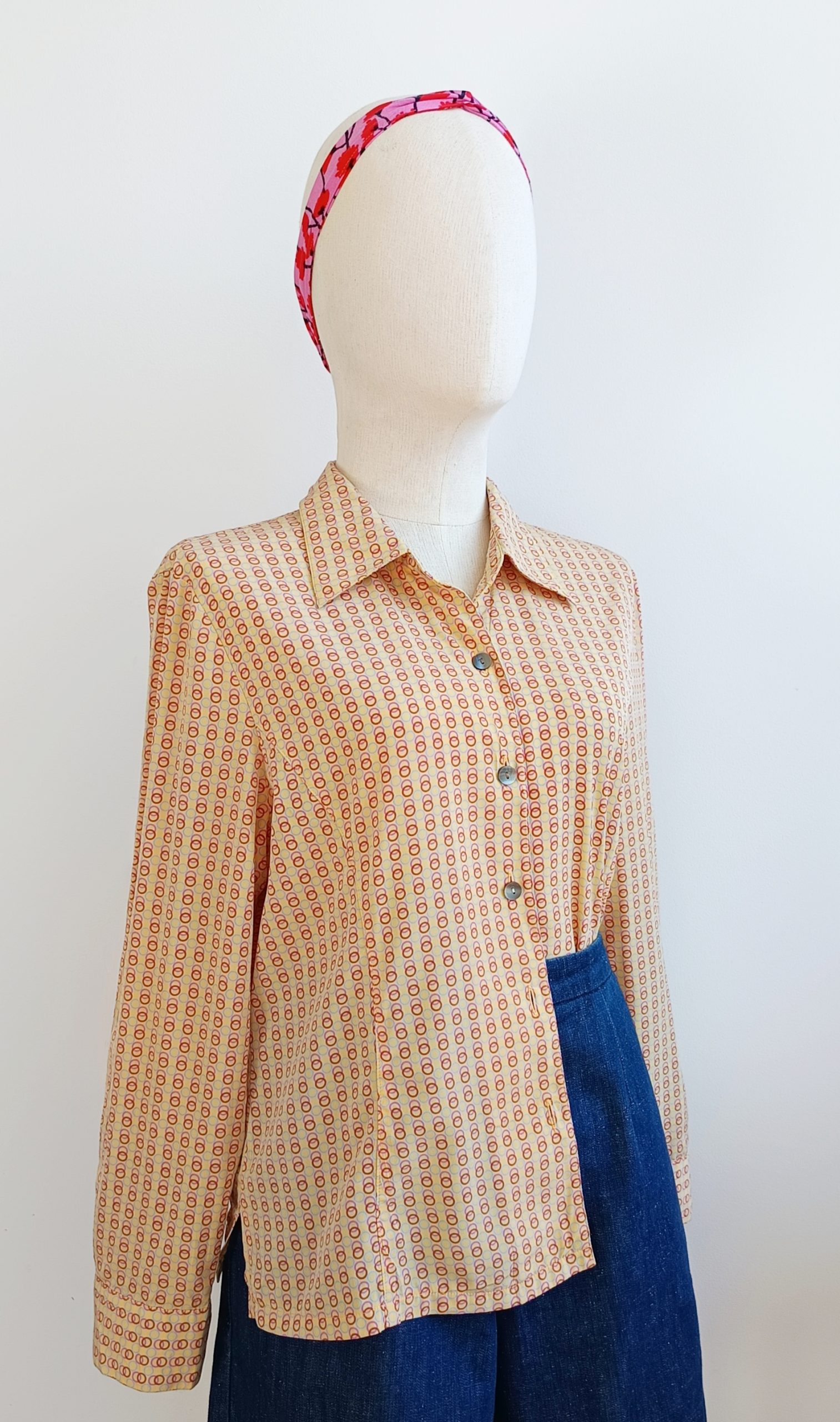 Camisa VINTAGE anillas TALLA 36-38 - Imagen 2
