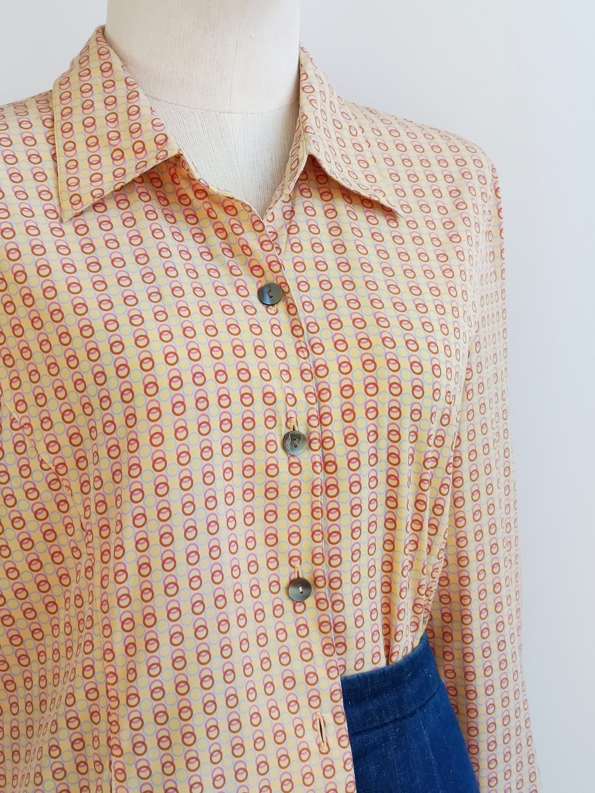 Camisa VINTAGE anillas TALLA 36-38