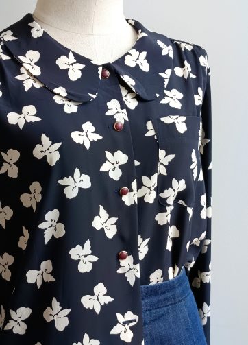 Camisa VINTAGE lazos TALLA 42-44